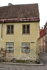 Fototapeta na wymiar Building in the Old Town, Tallinn, Estonia