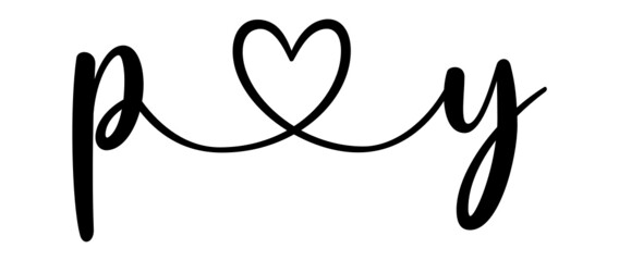 py, yp, letters with heart Monogram, monogram wedding logo. Love icon, couples Initials, lower case, connecting HEART, home decor,