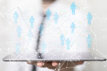 Unity group and teamwork concept