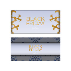 Naklejka premium Celebration Advertising Beige Black Friday Sale Geometric Pattern
