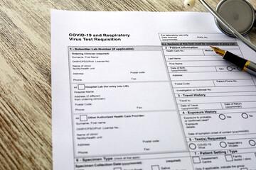 Covid Test Request Form