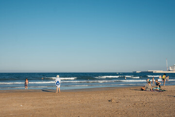 Fototapeta premium people on the beach