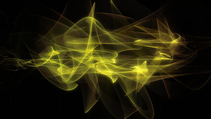Golden abstract background. texture aurora pattern