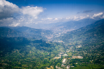 aerial view of medellin antioquia