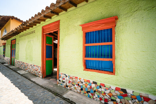 Santa Rosa de Osos in Antioquia Colombia, aerial view of the Antioquia municipality