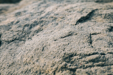 close up of stone and sand ground