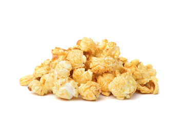 Popcorn isolated on white background