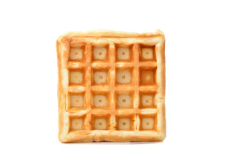 Waffles isolated on a white background
