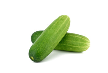 Cucumber isolated on white background