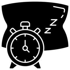 sleep solid icon
