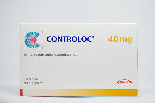 Medicine "CONTROLOC" tablet in box