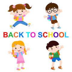 children go back to school 