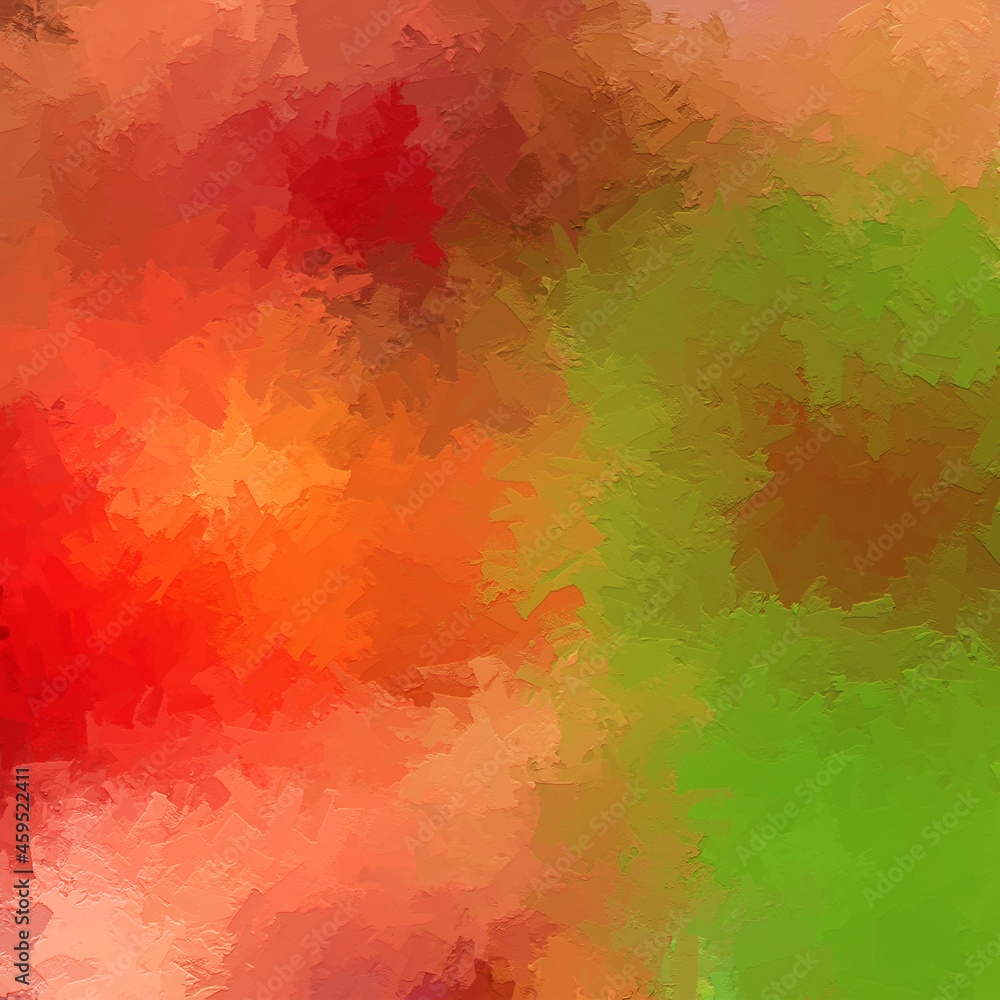 Poster modern abstract multi color brush strokes texture background