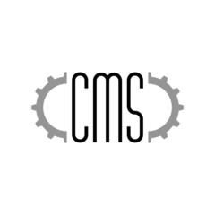 CMS content management system icon isolated on white background