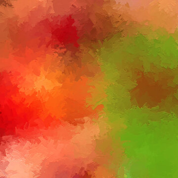 Modern Abstract Multi Color Brush Strokes Texture Background