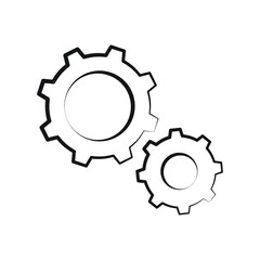 gear icon  for web and graphic design