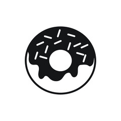 The best Donut icon, illustration logo template in trendy style