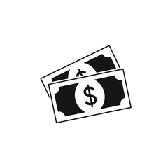 money paper icon logo for website