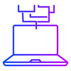 Online programming icon