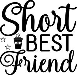 Obraz premium Friendship Quotes design SVG, Family vector t-shirt SVG Cut Files for Cutting Machines like Cricut and Silhouette