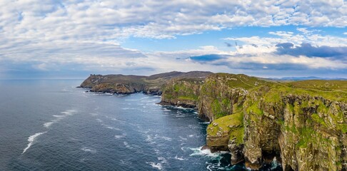 Aerial view of Horn Head in County Donegal - Ireland © Lukassek