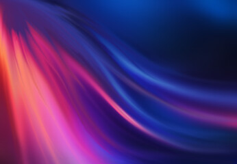 Dark futuristic abstract background. Neon glow, laser show.