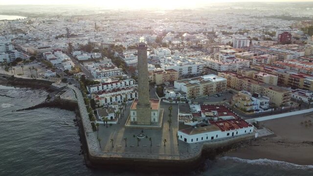 Tomas a&eacute;reas de Chipiona, un pueblo costero de la provincia de C&aacute;diz.