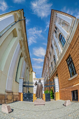 Statue of Ferenc David, Cluj-Napoca, Transylvania, Romania