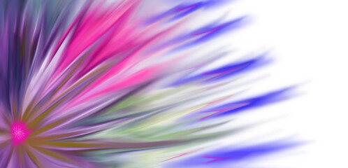 Futuristic abstract background. Geometric multicolored blurred lines