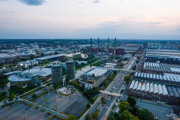 Wolfsburg von oben