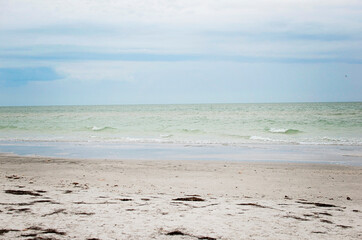 beach in the morning
