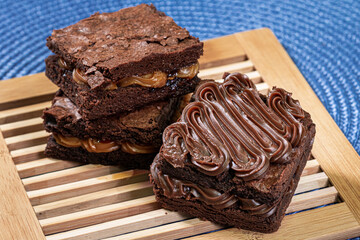 Brownies filled with Chocolate