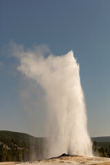 geyser in park national park