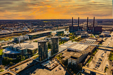 Wolfsburg von oben