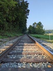 railway in the countryside