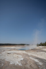 geyser in park national park