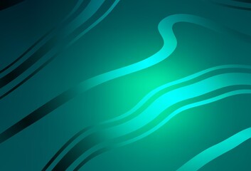 Light Green vector blurred bright texture.