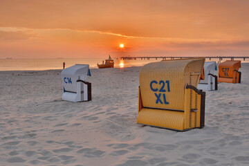 Am Strand in Usedom