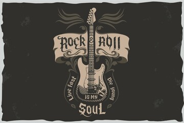 Rock and roll is my soul