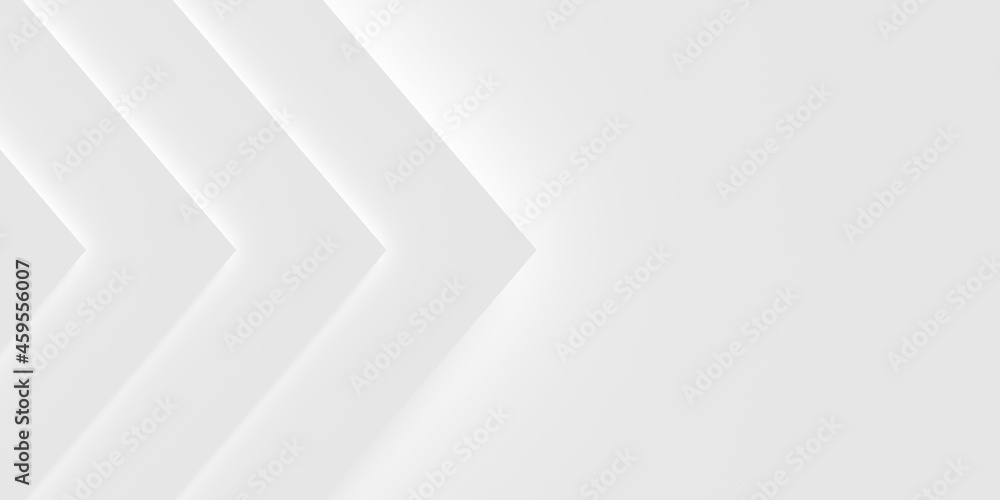 Poster modern minimal white stacked triangle geometrical pattern background edge border flat lay top view f