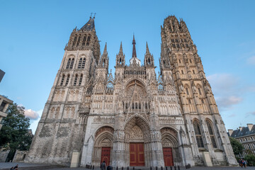 Cathedral of the city of Rouen in Normandy