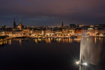 Fototapeta premium Hamburg - Germany - Panorama from above