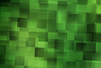 Dark Green vector texture in rectangular style.