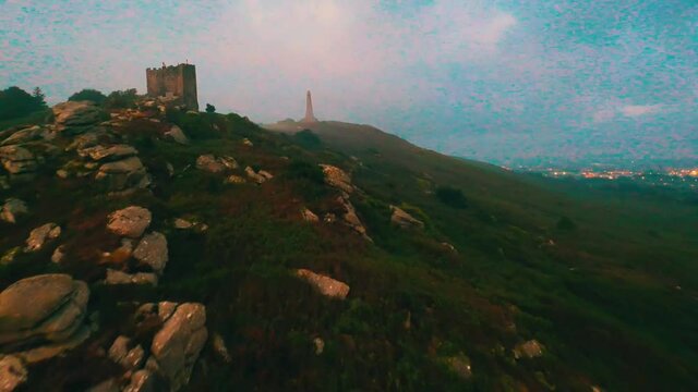 Carn Brea Castle, Cornwall, UK