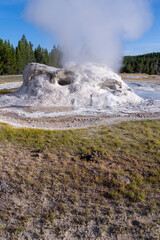 Giant Geyser in Yellowstone National Park