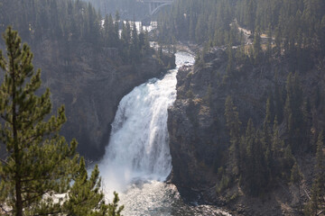 waterfall in yosemite