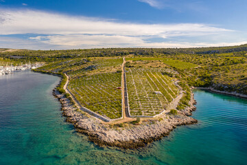 Croatia - Wonderful croatian coast from drone view