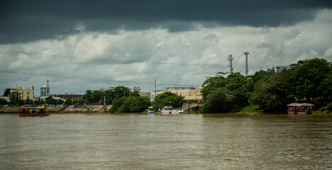 Fototapeta premium view of the river