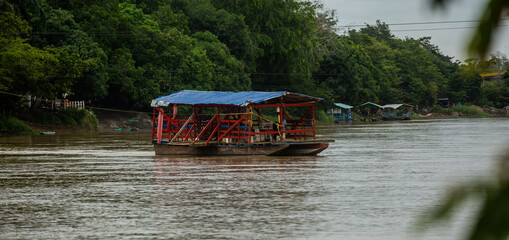 boat on the river