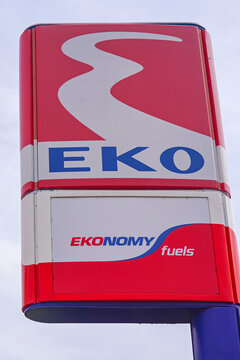 Eko petrol sign
